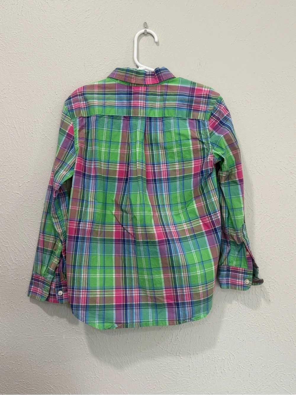 Ralph Lauren Plaid Button-Down Shirts - Boys Size 6 - Set of 2